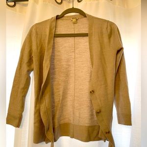 Greige JCrew Cardigan